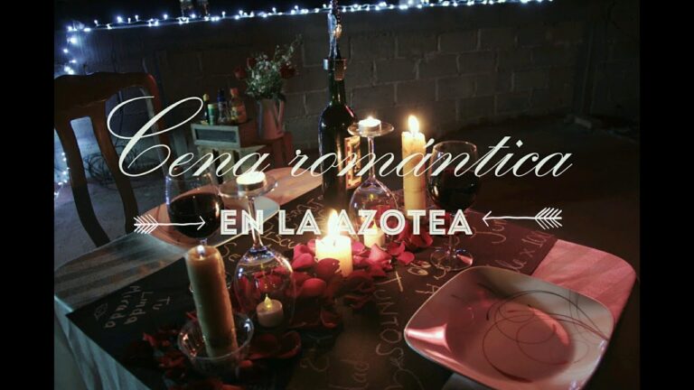 Romance en las alturas: cenas románticas en la azotea