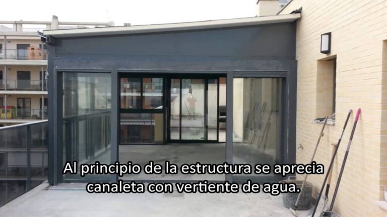 Confort térmico en terrazas con cerramientos de cristal