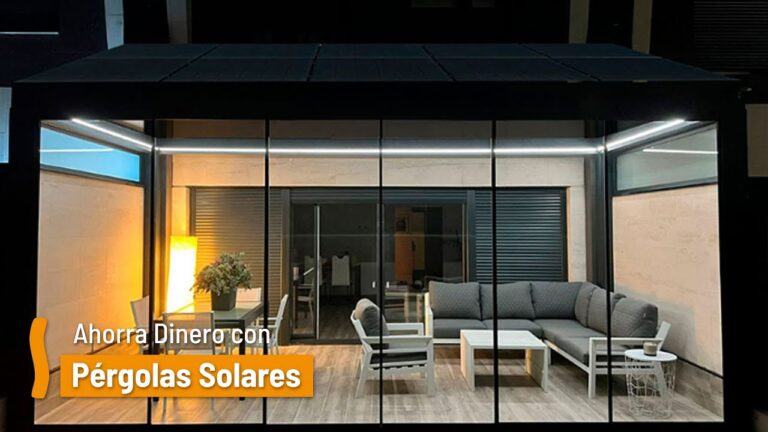 Materiales eficientes para porches solares