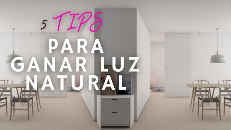 Maximiza la luz natural en tu balcón